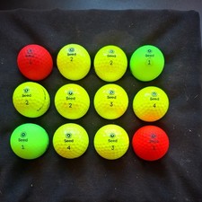 12 seed mixed tour golf balls