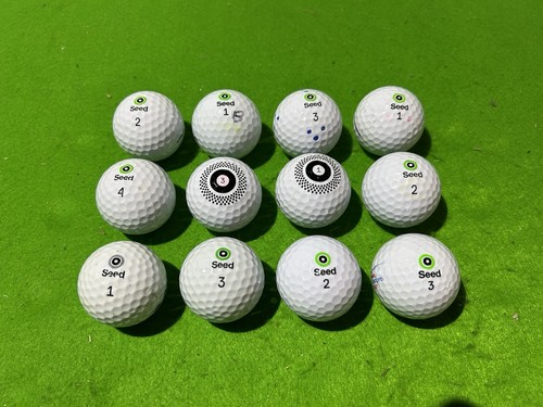 Seed white golf balls - seed,